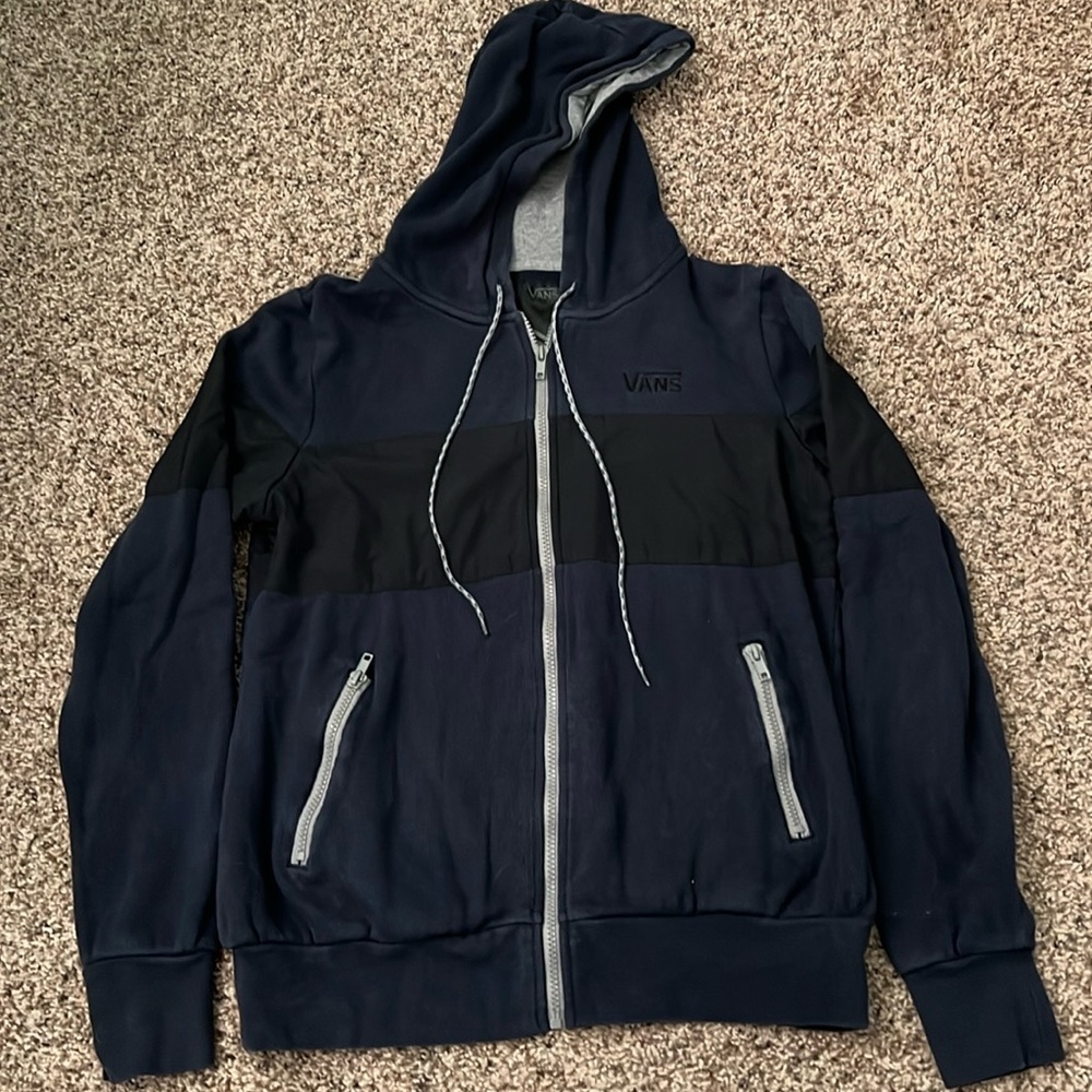 Vans zip up hoodie